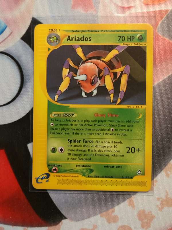 Pokemon Trading Card Game - Ariados #3 Pokemon Aquapolis