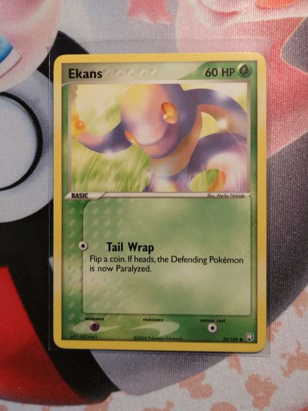 Pokemon Trading Card Game - Ekans #55 Pokemon Team Rocket Returns