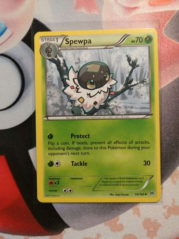 Pokemon Trading Card Game - Spewpa #14 Pokemon BREAKthrough