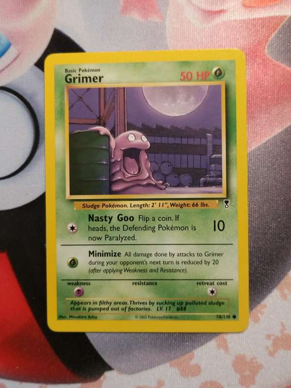 Pokemon Trading Card Game - Grimer #78 Pokemon Legendary Collection