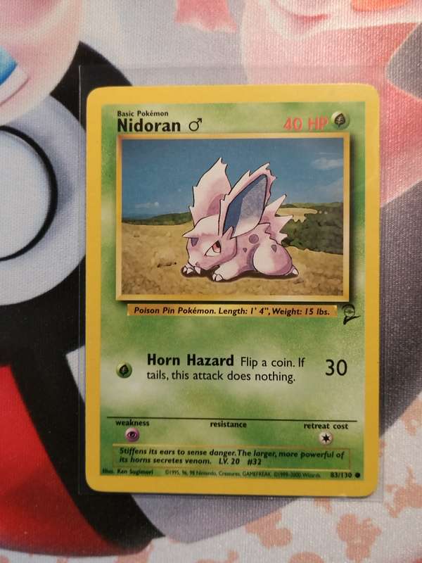 Pokemon Trading Card Game - Nidoran #83 Pokemon Base Set 2