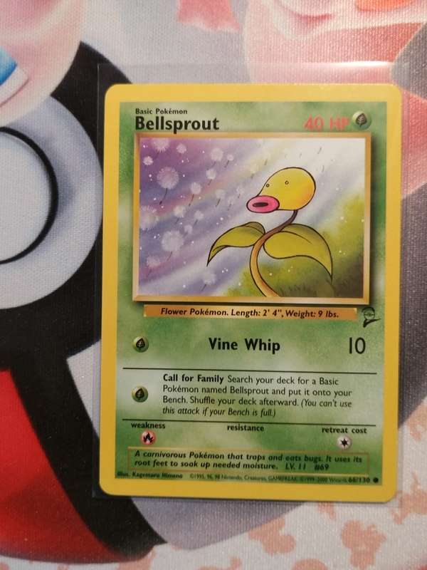 Pokemon Trading Card Game - Bellsprout #66 Pokemon Base Set 2 (1)