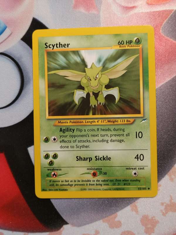 Pokemon Trading Card Game - Scyther #55 Pokemon Neo Destiny