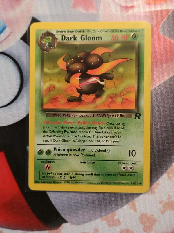 Pokemon Trading Card Game - Dark Gloom #36 Pokemon Team Rocket 7