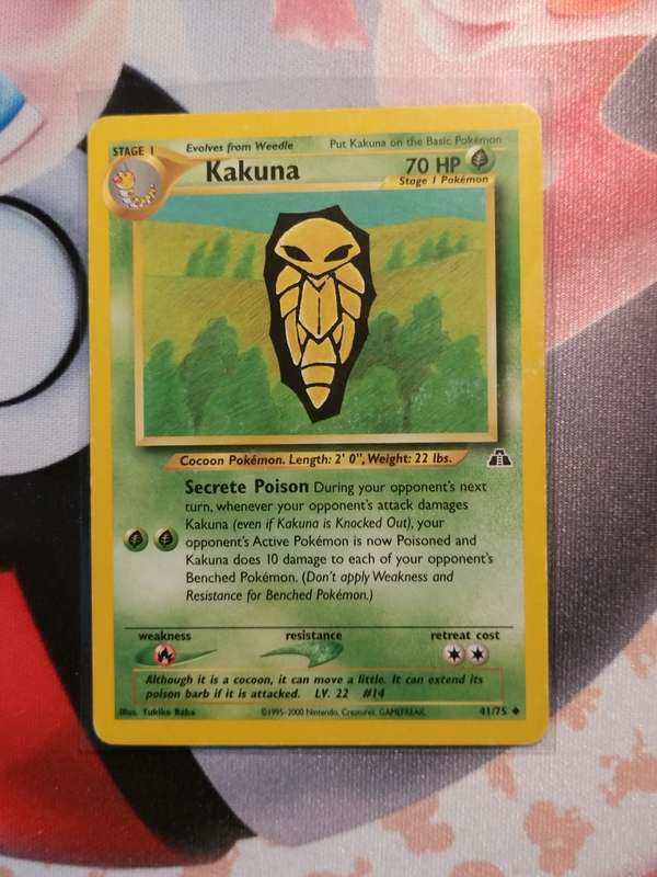 Pokemon Trading Card Game - Kakuna #41 Pokemon Neo Discovery