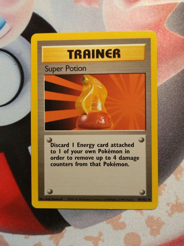 Pokemon Trading Card Game -  Super Potion #90 Pokemon Base Set  (2)