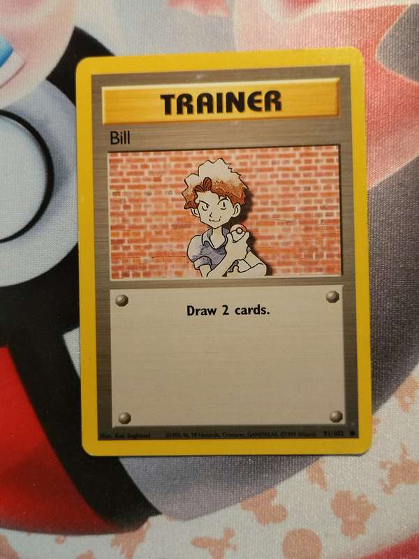 Pokemon Trading Card Game - Bill #91 Pokemon Base Set (9)