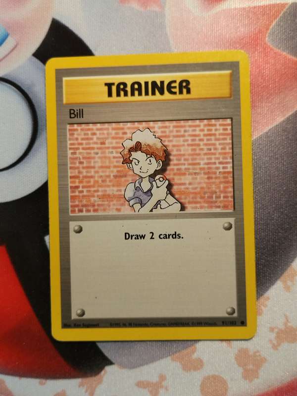 Pokemon Trading Card Game - Bill #91 Pokemon Base Set (8)