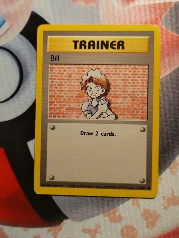 Pokemon Trading Card Game - Bill #91 Pokemon Base Set (7)