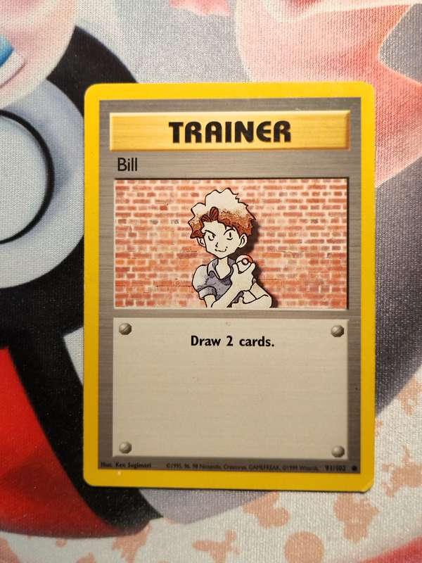 Pokemon Trading Card Game - Bill #91 Pokemon Base Set (5)