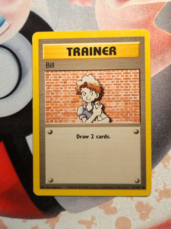 Pokemon Trading Card Game - Bill #91 Pokemon Base Set (4)