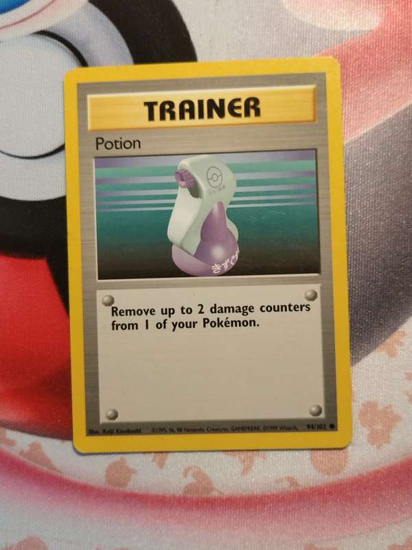 Pokemon Trading Card Game -  Potion #94 Pokemon Base Set (9)