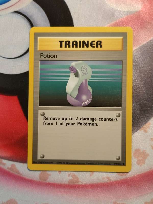 Pokemon Trading Card Game -  Potion #94 Pokemon Base Set (8)