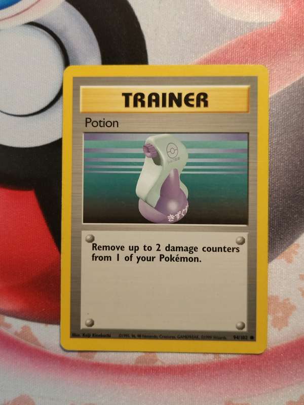 Pokemon Trading Card Game -  Potion #94 Pokemon Base Set (7)