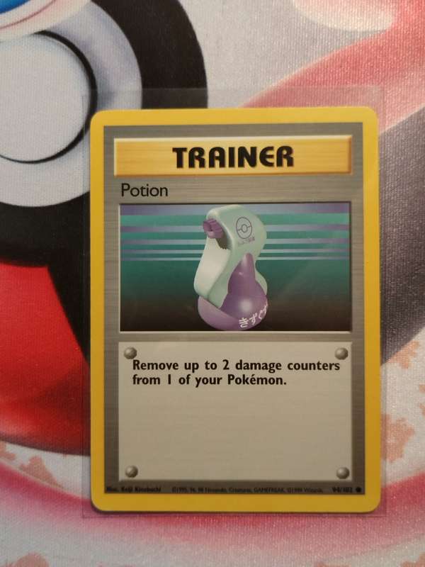 Pokemon Trading Card Game -  Potion #94 Pokemon Base Set (3)
