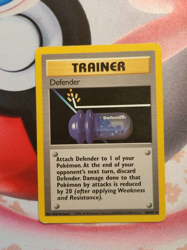 Pokemon Trading Card Game -  Defender #80 Pokemon Base Set