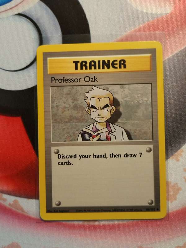 Pokemon Trading Card Game - Professor Oak #88 Pokemon Base Set  (1)