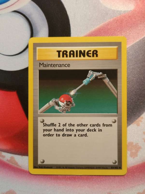 Pokemon Trading Card Game -  Maintenance #83 Pokemon Base Set  (1)