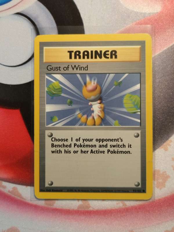 Pokemon Trading Card Game -  Gust of Wind #93 Pokemon Base Set  (1)