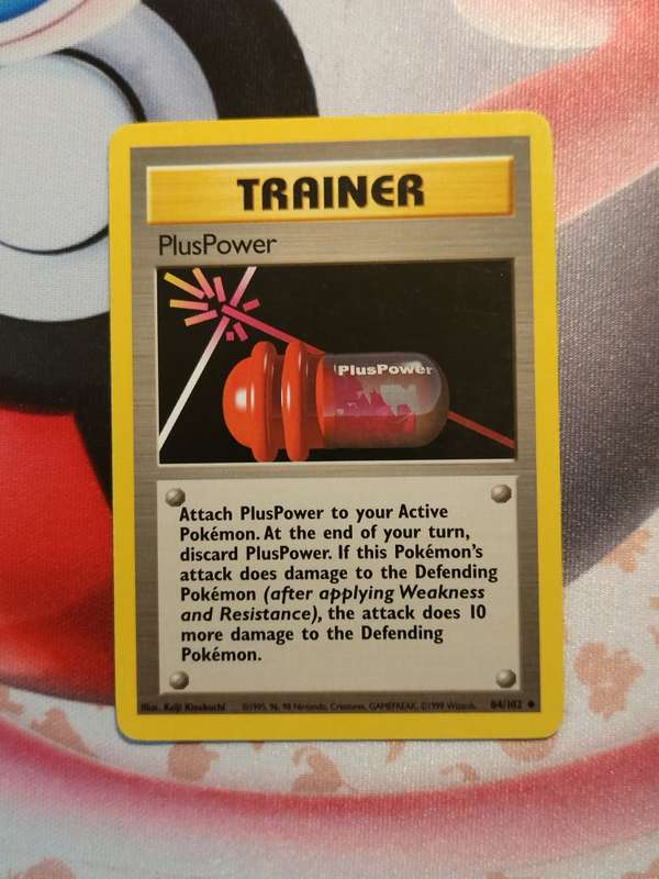 Pokemon Trading Card Game - PlusPower #84 Pokemon Base Set (5)