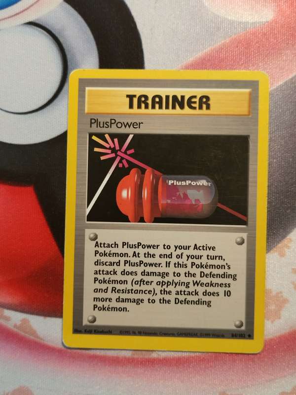 Pokemon Trading Card Game - PlusPower #84 Pokemon Base Set (4)