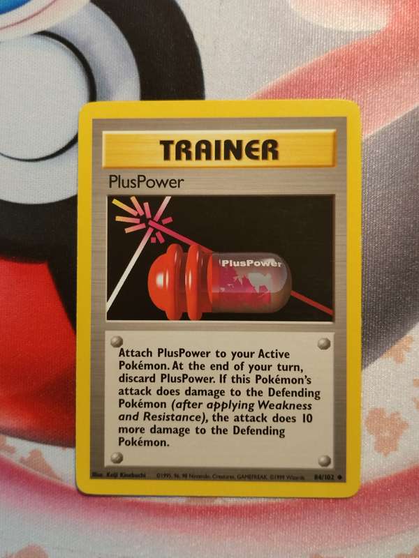 Pokemon Trading Card Game - PlusPower #84 Pokemon Base Set (3)