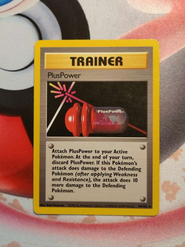 Pokemon Trading Card Game - PlusPower #84 Pokemon Base Set (1)