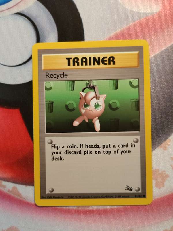 Pokemon Trading Card Game - Recycle #61 Pokemon Fossil
