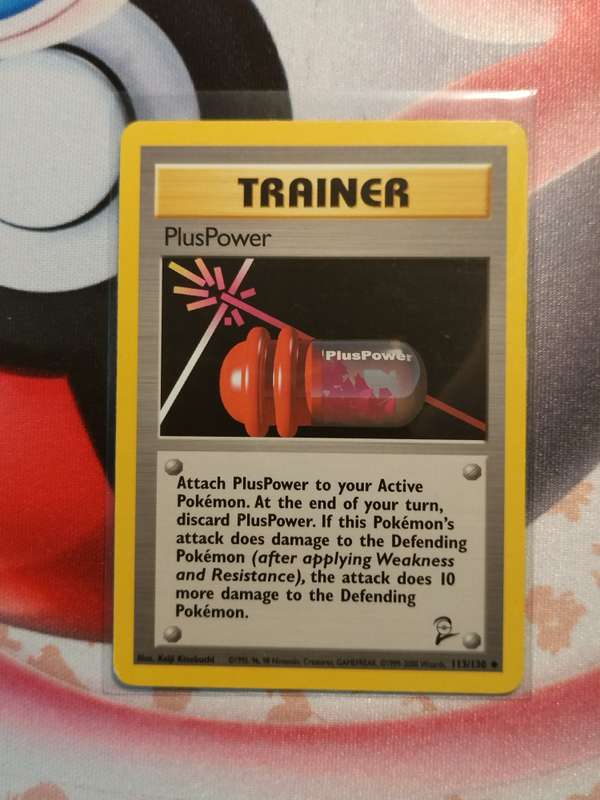 Pokemon Trading Card Game - PlusPower #113 Pokemon Base Set 2