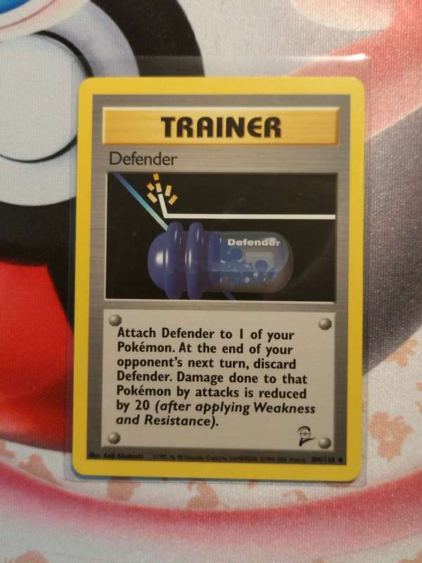Pokemon Trading Card Game -  Defender #109 Pokemon Base Set 2