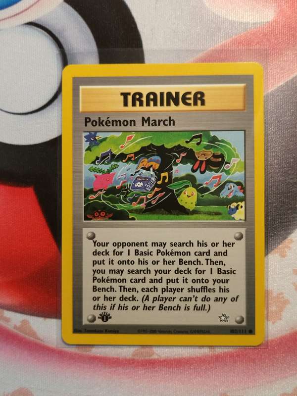 Pokemon Trading Card Game - Pokemon March #102 Pokemon Neo Genesis