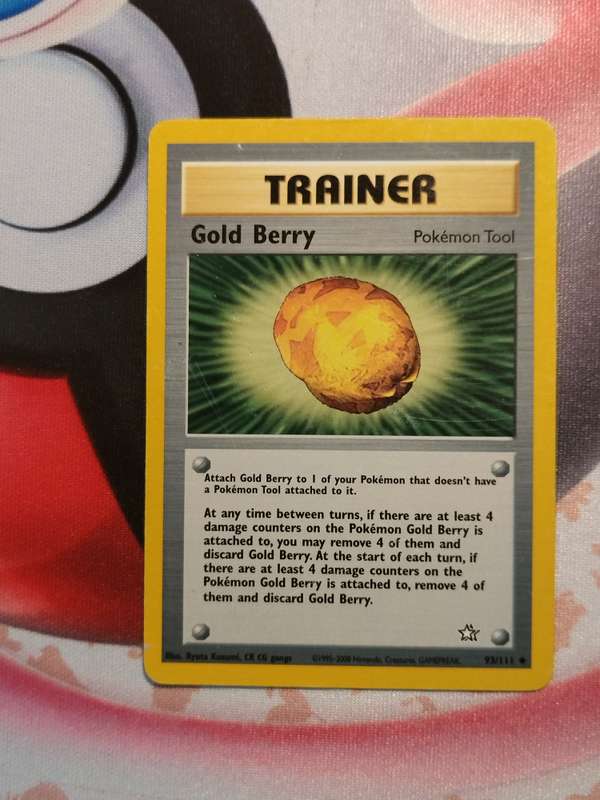 Pokemon Trading Card Game - Gold Berry #93 Pokemon Neo Genesis