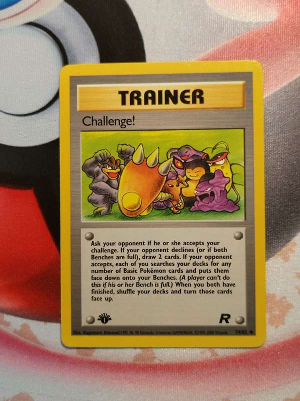 Pokemon Trading Card Game - Challenge! [1st Edition] #74 Pokemon Team Rocket