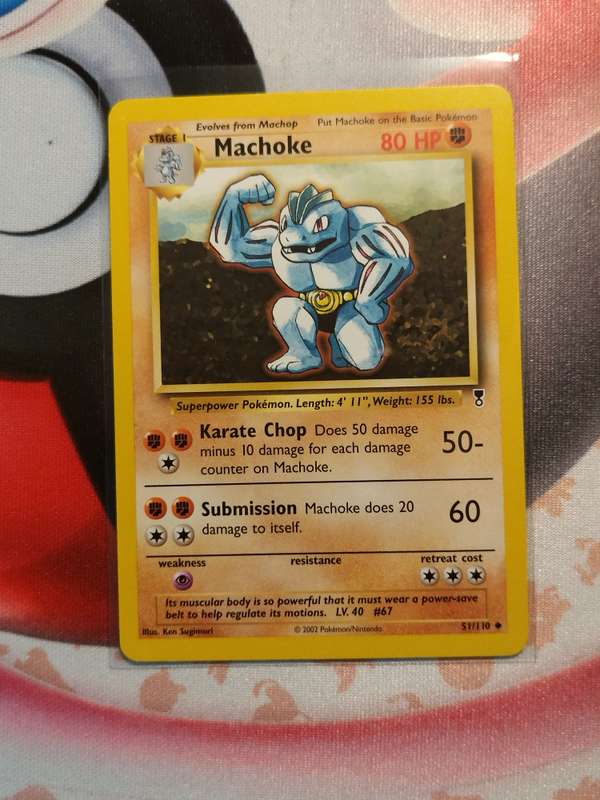 Pokemon Trading Card Game - Machoke #51 Pokemon Legendary Collection
