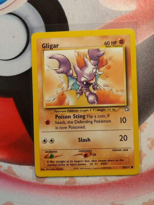 Pokemon Trading Card Game - Gligar #59 Pokemon Neo Genesis