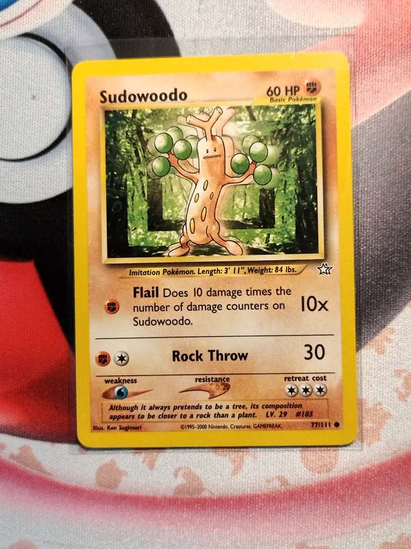Pokemon Trading Card Game - Sudowoodo #77 Pokemon Neo Genesis