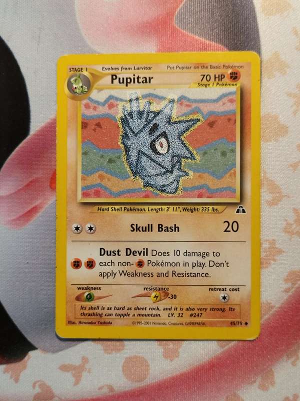 Pokemon Trading Card Game - Pupitar #45 Pokemon Neo Discovery