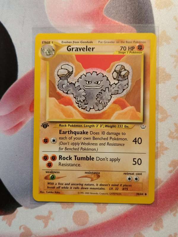Pokemon Trading Card Game - Graveler [1st Edition] #30 Pokemon Neo Revelation