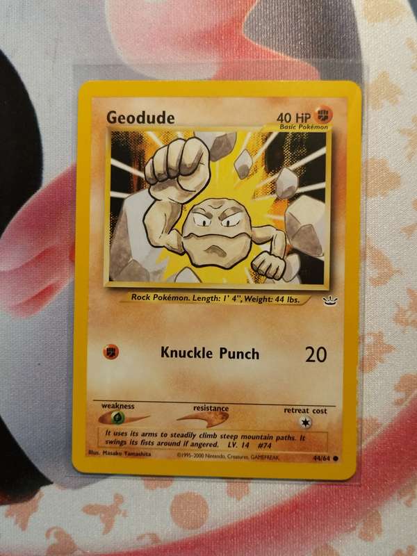 Pokemon Trading Card Game - Geodude #44 Pokemon Neo Revelation