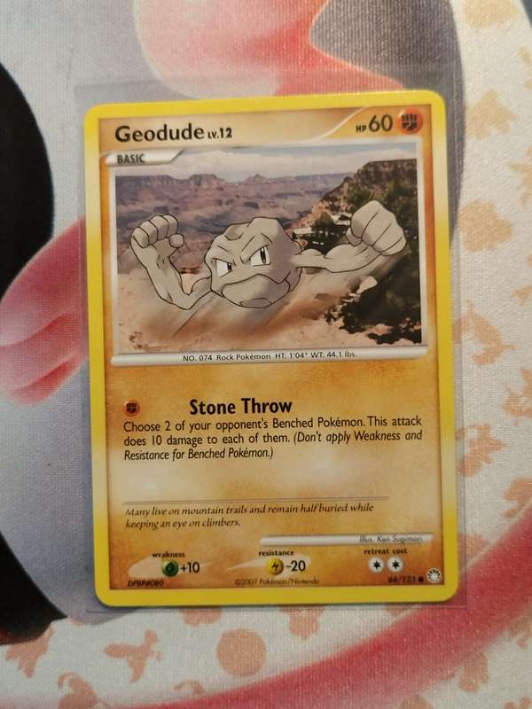 Pokemon Trading Card Game - Geodude #84 Pokemon Mysterious Treasures