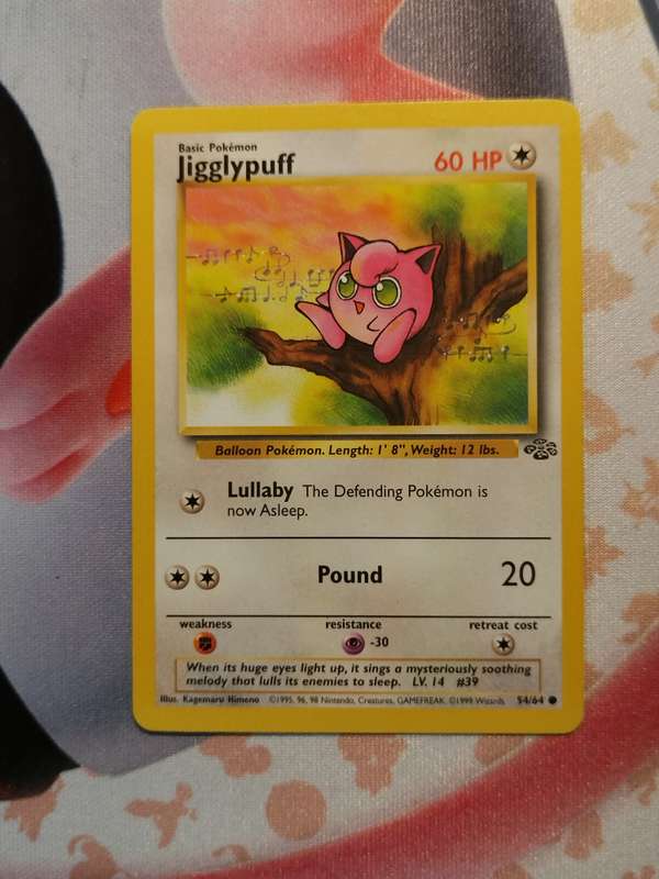 Pokemon Trading Card Game - Jigglypuff #54 Pokemon Jungle (4)