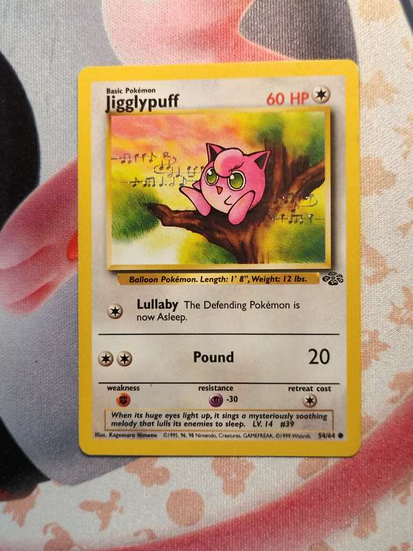 Pokemon Trading Card Game - Jigglypuff #54 Pokemon Jungle (3)