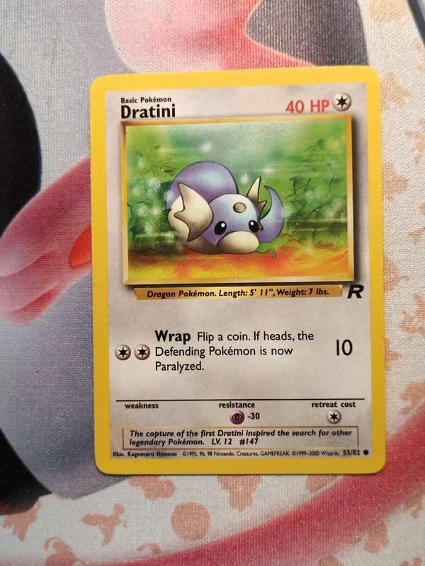 Pokemon Trading Card Game - Dratini #53 Pokemon Team Rocket