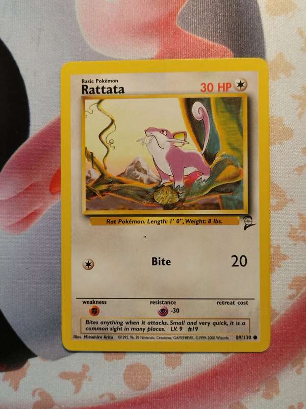 Pokemon Trading Card Game - Rattata #89 Pokemon Base Set 2 (2)