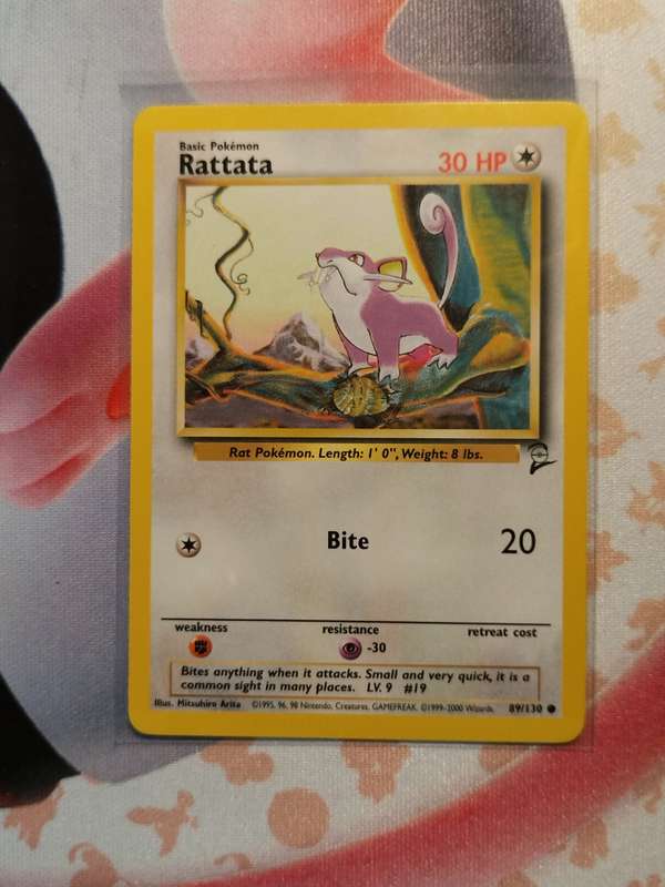 Pokemon Trading Card Game - Rattata #89 Pokemon Base Set 2 (1)