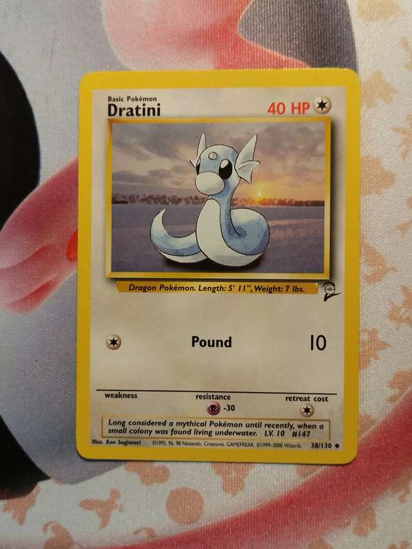 Pokemon Trading Card Game - Dratini #38 Pokemon Base Set 2