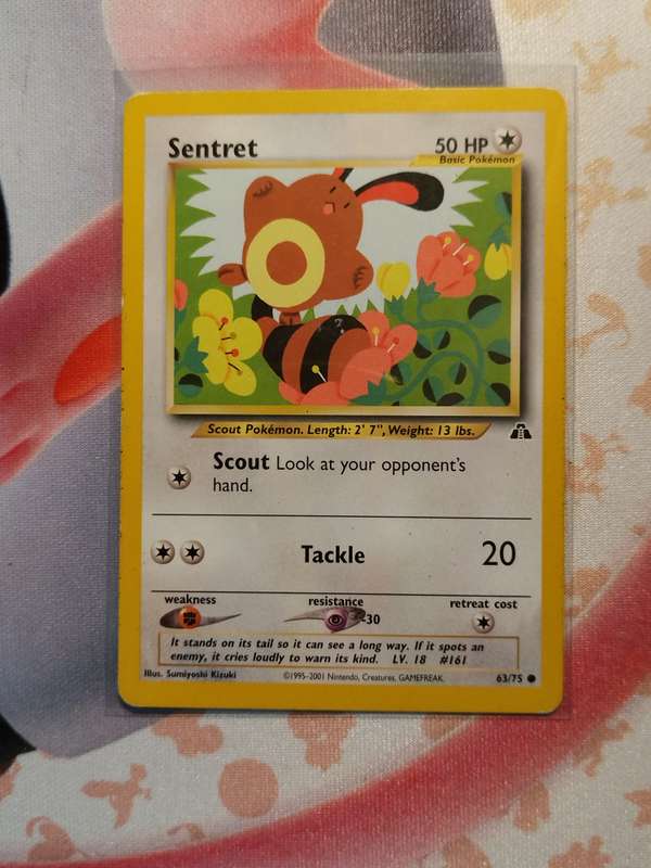 Pokemon Trading Card Game - Sentret #63 Pokemon Neo Discovery