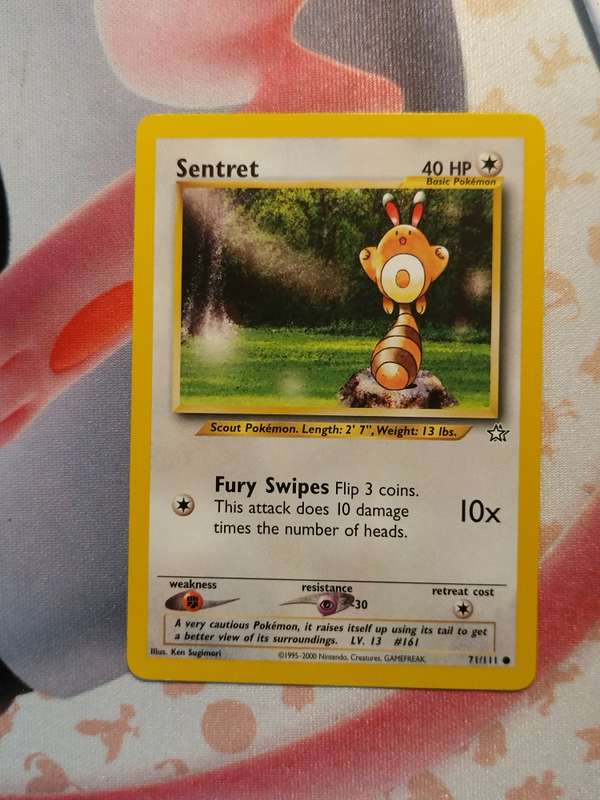 Pokemon Trading Card Game - Sentret #71 Pokemon Neo Genesis (3)