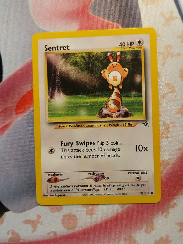 Pokemon Trading Card Game - Sentret #71 Pokemon Neo Genesis (2)