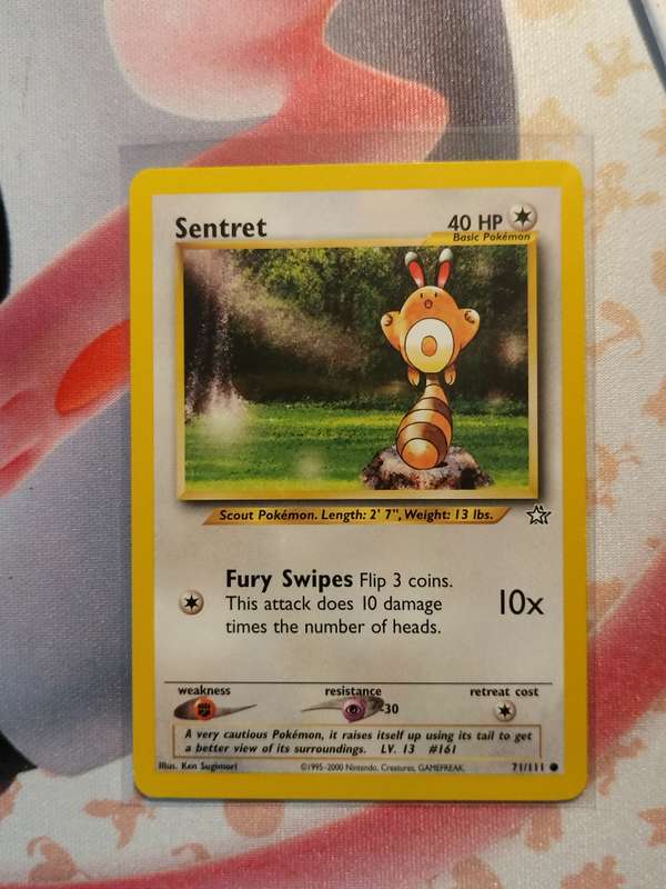 Pokemon Trading Card Game - Sentret #71 Pokemon Neo Genesis (1)